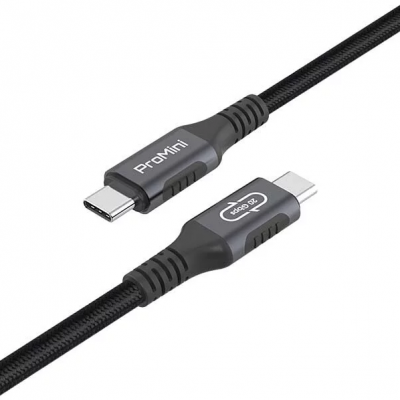 Magic-Pro Promini Type-C to C USB4.0 Monitor Cable 2M 超高速螢幕線 #PM-CB40CC200GY [香港行貨]