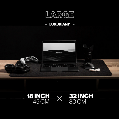DELTAHUB Minimalistic Desk Pad L (40*80cm) 多功能工作墊 #DH-DP-L-D [香港行貨]