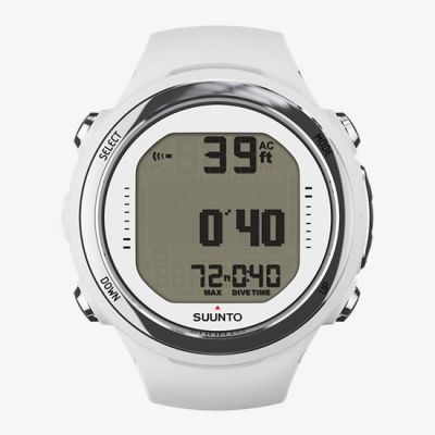 Suunto D4i Novo White Silicone Dive Watch w/o USB 潛水電腦錶 運動腕錶 #SS050278000 [香港行貨] (數據線和加長表帶單獨出售)