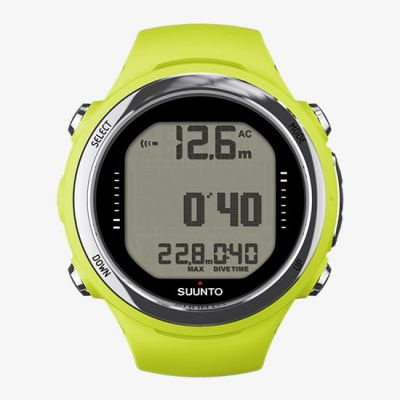 Suunto D4i Novo Lime Silicone Dive Watch w/o USB 潛水電腦錶 運動腕錶 #SS050279000 [香港行貨] (數據線和加長表帶單獨出售)