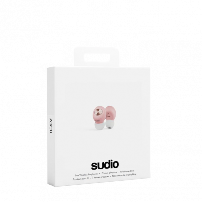 sudio TOLV PINK Bluetooth True Wireless Headset 藍牙真無線耳機 (粉紅色) #SU-TLVPINK【香港行貨】