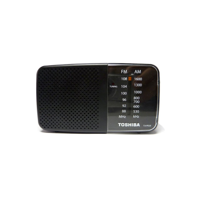 Toshiba TX-PR20 Pocket Radio FM/AM 袖珍型收音機 - BK #TX-PR20-BK [香港行貨] DSE 適用