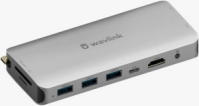 WAVLINK UHP509 10 IN 1 Type-C Hub USB-C Dual Display HDMI/VGA Docking Station USB-C 雙顯示器 HDMI/VGA 擴展器 #WL-UHP509 [香港行貨]