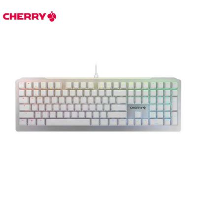 CHERRY G8B-26000 MV3.0 RGB Keyboard 白框機械式遊戲鍵盤 - Viola軸 #G8B-26000LYAEU-0 [香港行貨]