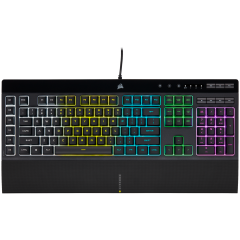 Corsair K55 RGB PRO Gaming Keyboard 薄膜式 遊戲鍵盤 #CH-9226765-NA [香港行貨]
