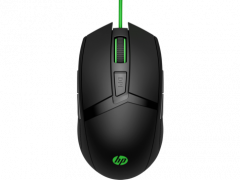 HP Pavilion Gaming Mouse 300 (Black and Green) 遊戲滑鼠 #PAVILION300BKG [香港行貨]