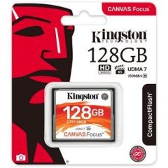 KINGSTON Canvas Focus 128GB CF Card Compact Flash #CFF/128G