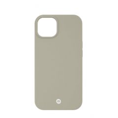 Momax iPhone 13 6.1" Silicone Case 超薄矽膠磁吸保護殼 - Beige #MSAP21MK [香港行貨]