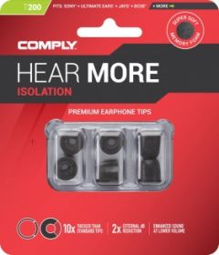 COMPLY T-200 Earbuds 中碼 3 對裝 T-Series