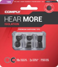 COMPLY T-500 Earbuds 中碼 3 對裝 T-Series