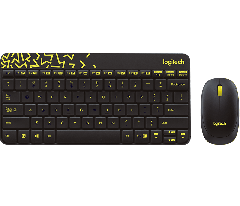 Logitech MK240 NANO WIRELESS COMBO無線鍵盤滑鼠組合(黑色) #LGTMK240-NANO-BK [香港行貨]