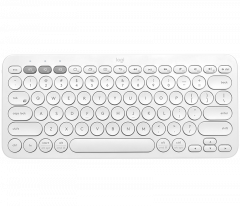 Logitech K380 MULTI-DEVICE 跨平台藍牙鍵盤 (WHITE) - 中文版 #LGTK380WH [香港行貨] (1年保養)