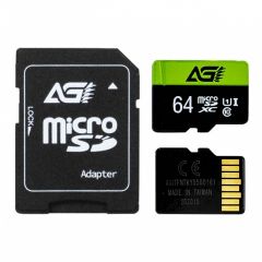 AGI TF138 UHS-I U1 Class 10 MicroSDXC 記憶卡 64GB #UHS-1-64GB [香港行貨]