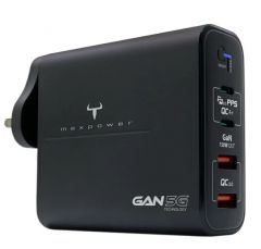 MAXPOWER GN150X 150W Multi-USB Charger 4 位 GaN USB 充電器 #GN150X [香港行貨]