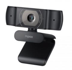 Rapoo C200 720P USB Webcam with Mic, Auto Foc Black 網絡攝像器連麥克風 黑色 #C200 [香港行貨]