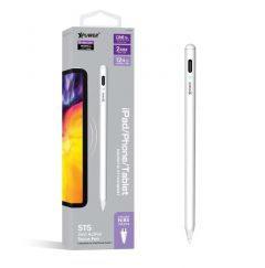 Xpower ST5 2IN1 Active Stylus Pen White iPad/手機2合1主動式電容觸控筆 #XP-ST5-WH [香港行貨]