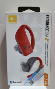JBL ENDURANCE TURE WIRELESS RED earphone 防水真無線耳塞式運動型耳機 #ENDURPEAKRED [香港行貨] (盒有點舊)
