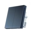 Aqara QBKG31LM（CN Package）Smart Wall Switch Space Gray （With Neutral, Double Rocker） 智能開關 H1 Pro 星空灰（零火線 雙鍵版） #QBKG31LM [香港行貨]