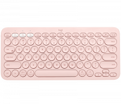 Logitech K380 MULTI-DEVICE 跨平台藍牙鍵盤 (PINK) - 中文版 #LGTK380P [香港行貨] (1年保養)