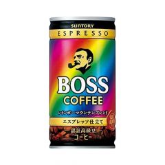 SUNTORY BOSS 彩虹山罐裝咖啡 185g #4901777235427 [日本直送] (需最少購買10罐)
