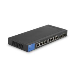 Linksys  8-Port Managed Gigabit Ethernet Switch with 2 1G SFP Uplinks TAA Compliant 埠託管千兆乙太網路交換器，配備 2 個 1G SFP 上行鏈路插槽，TAA合規  #LGS310C-EU [香港行貨] (5年保養)
