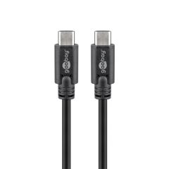 GOOBAY Charge & sync USB-C>C GEN 1 Charging Cable 1m 充電線 - BK #51765 [香港行貨]