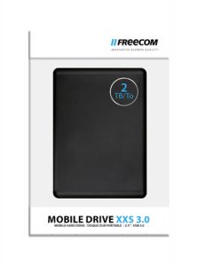 FREECOM 2.5" MOBILE DRIVE XXS 2TB HDD - BK 硬盤 #56334 [香港行貨]