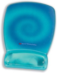 3M™ Precise™ Mousing Surface with Gel Wrist Rest MWJ309BE, Blue 滑鼠墊+凝膠腕墊