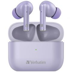 Verbatim Bluetooth 5.0 In-Ear TWS Earbuds 真無線耳機 - Purple #66702 [香港行貨]