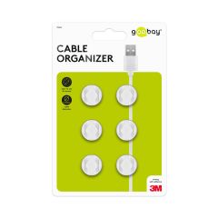 GOOBAY Cable Management 2 Slots Mini 電線固定扣 - WH #70364 [香港行貨]