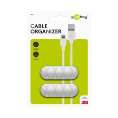 GOOBAY Cable Management 4 Slots 電線固定扣 - WH #70400 [香港行貨]