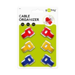 GOOBAY Cable Management Hook & Loop Fastener Set w/Loop 6pcs 電線黏扣帶 #70687 [香港行貨]