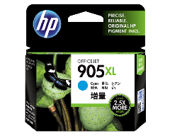 HP 905XL Cyan Original Ink Cartridge T6M05AA 墨盒 #T6M05AA [香港行貨]