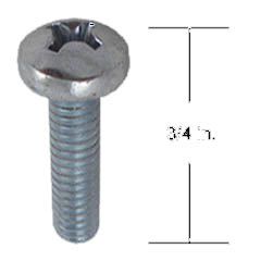 M6 Screw & Nut (For All Series Cablinet), Black 50pcs