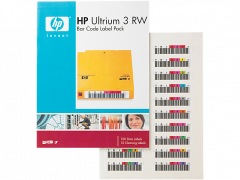 HP Backup Tape Q2007A HP Ultrium 3 RW bar code label pack