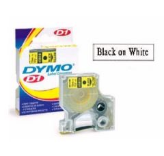 DYMO D1 Standard 9mm x 7M - Black on White
