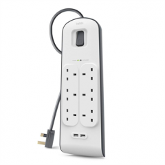 Belkin 2,4 Amp USB Charging 6-outlet Surge Protection Strip (BSV604SA2M)6位拖板