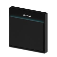 LifeSmart Blend Smart Switch - 1 Button 流光開關 1位智能燈掣 - BK #LS055BK [香港行貨]