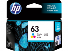 HP 63 Tri-color Original Ink Cartridge F6U61AA 墨盒 #F6U61AA [香港行貨]
