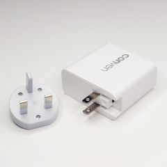 Conven Travel Gear TG848 48W PD USB Charger 旅行充電器 - White #CV-TG848-WH [香港行貨]