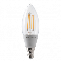 MOMAX Smart Wi-Fi LED Bulb (Candle) 智能復古燈泡 (蠟燭型) E14、2700K #IB1SY [香港行貨]