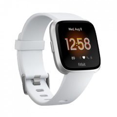 fitbit Versa Lite 版智能手錶 白色/銀色鋁製材質 #FB415SRWT [香港行貨]