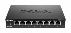 D-Link EEE節能桌上型網路交換器 DGS-108  8埠10/100/1000Mbps (外接式電源供應器),硬體C5版本 