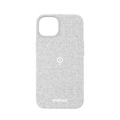 MOMAX iPhone 13 Mini 5.4" Fusion MagSafe Case 布面保護殼 - Light Grey #MFAP21SA [香港行貨]
