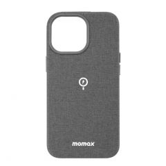 MOMAX iPhone 13 Pro Max 6.7" Fusion MagSafe Case 布面保護殼 - Dark Grey #MFAP21LE [香港行貨]