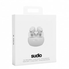 sudio TOLV R WHITE Bluetooth True Wireless Headset 藍牙真無線耳機 (白色) #SU-TLRWHT【香港行貨】
