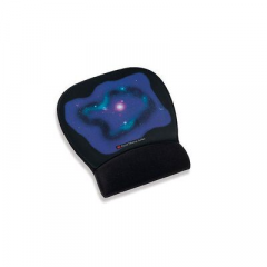3M™ Precise™ Mousing Surface with Gel Wrist Rest MW311BE,  Black