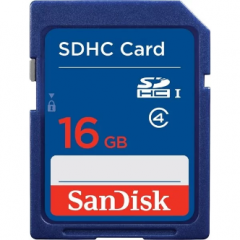 Sandisk SDHC 16GB MEMORY CARD 記憶卡 #SDSDB-016G [香港行貨]