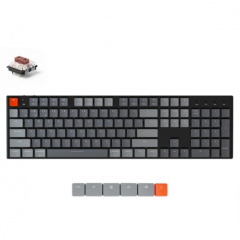 Keychron K1 RGB 104 V4 Keyboard - Brown 無線機械鍵盤 (茶軸) #X002BUWFGP [香港行貨]