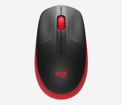 Logitech M190 Wireless Mouse - Red 全尺寸 無線滑鼠 #LGTM190RD [香港行貨] (1年保養)
